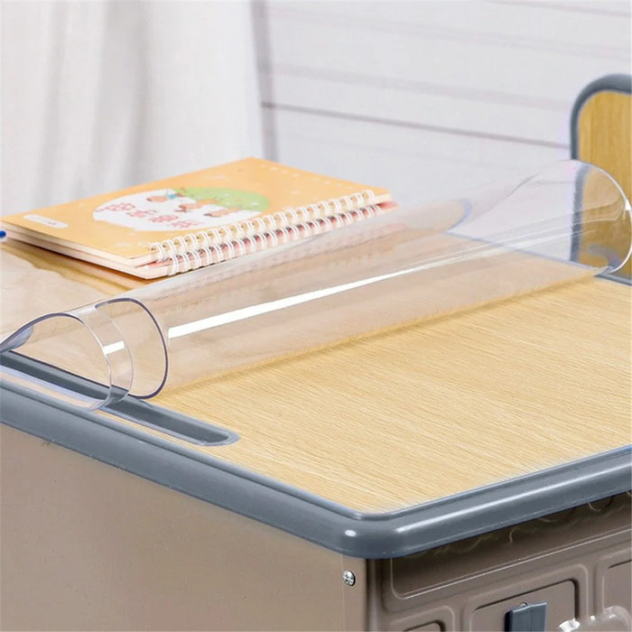 60x120cm Clear PVC Desk Protector Mat Pad 1.5mm Thick Waterproof Table Pad - 5