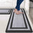 45x150cm PVC Carpet for Kitchen Bathroom Entryway Balcony Non-Slip Floor Mat - Black - 1