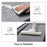 45x150cm PVC Carpet for Kitchen Bathroom Entryway Balcony Non-Slip Floor Mat - Black - 3
