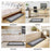 45x150cm PVC Carpet for Kitchen Bathroom Entryway Balcony Non-Slip Floor Mat - Black - 5