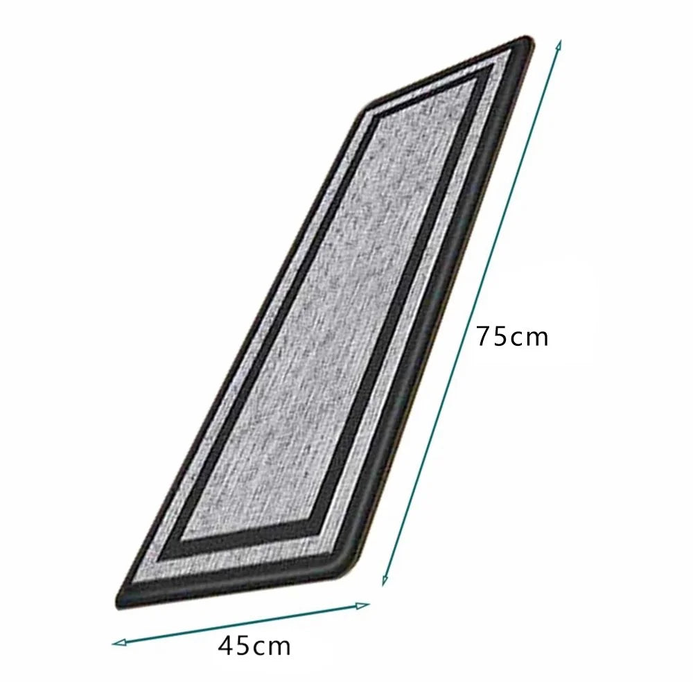 45x75cm PVC Anti-fatigue Anti-slip Floor Mat Kitchen Bathroom Bedroom Floor Mat - Black - 6