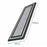 45x120cm Kitchen Mats for Floor Anti Fatigue Floor Cushioned Comfort Standing Rugs - Black - 6