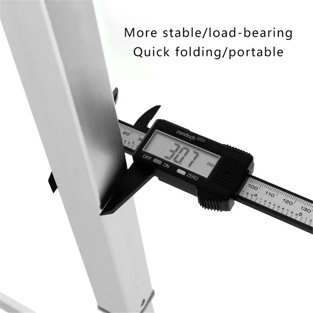 1.8m Length Outdoor Stall Barbecue Table Portable Folding Aluminum Alloy Table - Square Tube - 5