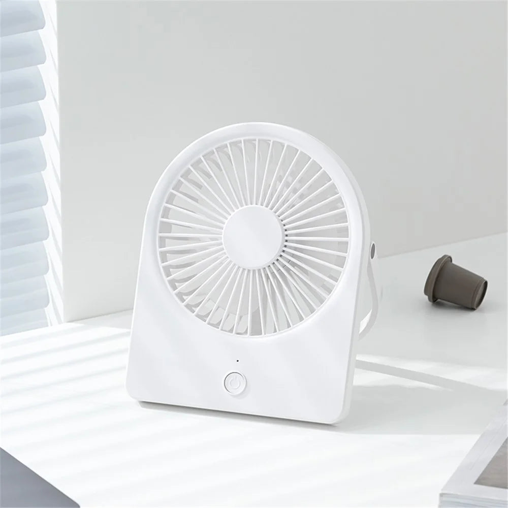 Mini Desktop Wall Hanging Fan Cooler Ultra Thin Summer Cooling Fan - Pink - 3