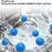 6Pcs 6.5cm Laundry Dryer Balls Lint Catcher for Washing Machine Tangle-Free Washer Balls - 2