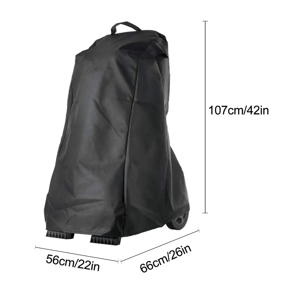 Swimming Pool Cleaner Dust Cover 210D Oxford Cloth Protective Sleeve, 56x66x107cm - Black - 5