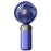 Powerful Handheld Fan with Digital Display 1200mAh 5 Speed Desk Fan USB Charging Cooling Fan - Blue - 1