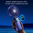 Powerful Handheld Fan with Digital Display 1200mAh 5 Speed Desk Fan USB Charging Cooling Fan - Blue - 3