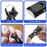 Anti-Splash Nail Clipper Stainless Steel Fingernails Toenails Cutter Nail Trimmer Manicure Tool - Black - 3