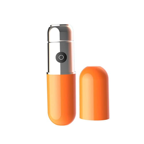 V5 6D Portable Floating Shaver Cordless Electric Razor Mini Pocket Razor IPX7 Waterproof Razor for Traveling Business Trip - Orange - 1
