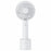 F69 Summer Cooling Fan 4 Speed Adjustable Automatic Rotation Portable Desktop Fan with Base - White - 1