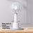 F69 Summer Cooling Fan 4 Speed Adjustable Automatic Rotation Portable Desktop Fan with Base - White - 3