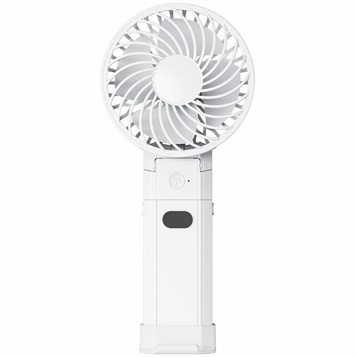 RD10 Handheld Foldable Fan Summer Cooler with Power Bank Function - White - 1