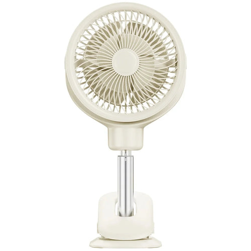 RD12 Clip On Desk Fan Rechargeable Telescopic Floor Fan Rotation Design Summer Cooler - 1