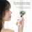 U26 Handheld Desk Mini Fan Strong Airflow Cooling Fan Rechargeable Summer Cooler - White - 4