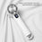 U26 Handheld Desk Mini Fan Strong Airflow Cooling Fan Rechargeable Summer Cooler - White - 5