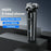YESIDO MG05 Waterproof Electric Shaver Razor with 3 Floating Cutter Heads - 2