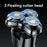 YESIDO MG05 Waterproof Electric Shaver Razor with 3 Floating Cutter Heads - 3