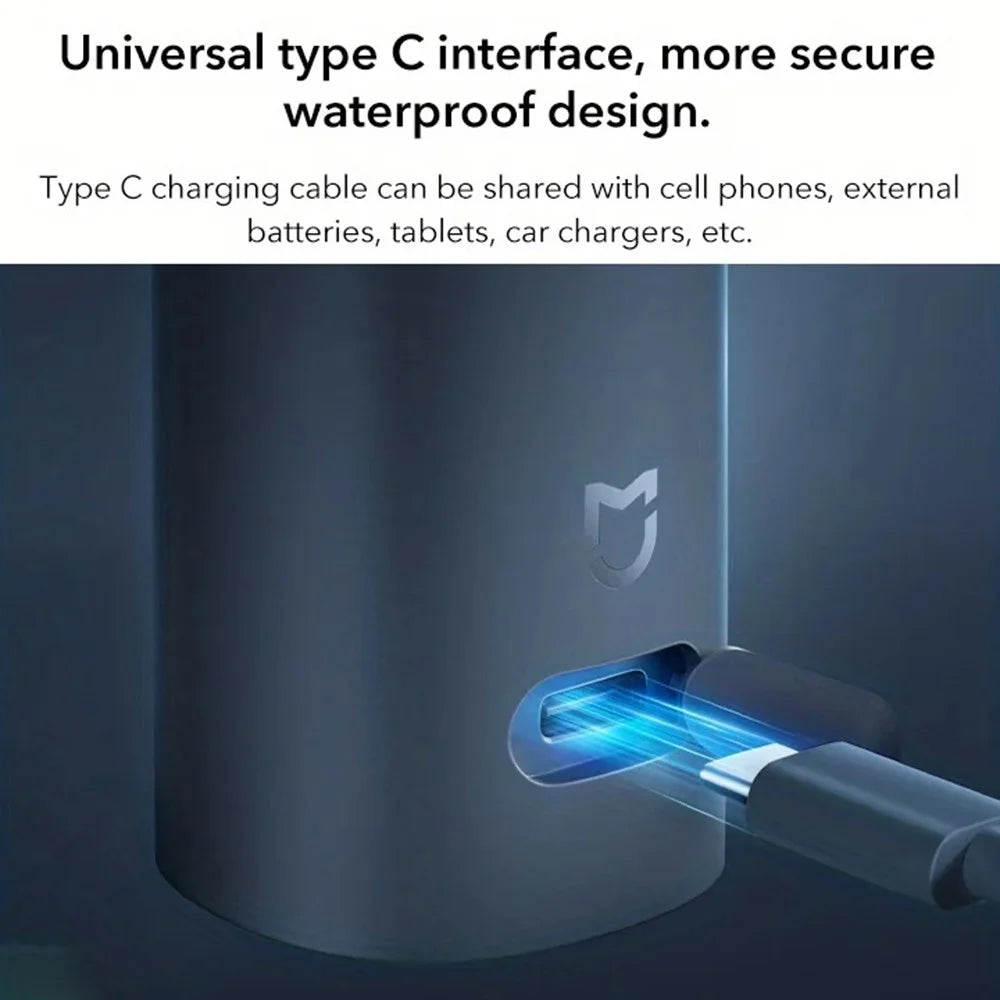 XIAOMI MIJIA S101 Electric Shaver Waterproof Fast Shaving Men Razor (Chinese Version) - Blue - 7