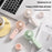 Portable Handheld Fan 3 Speeds Adjustable Low Noise Mini Desk Fan with Detachable Base - White - 4