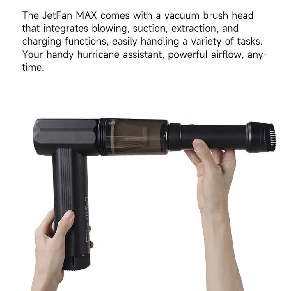 KICA Jet Fan MAX Handheld Turbine High Speed Fan Aluminum Alloy Powerful Cordless Fan Dust Removal Water Snow Blower - 3