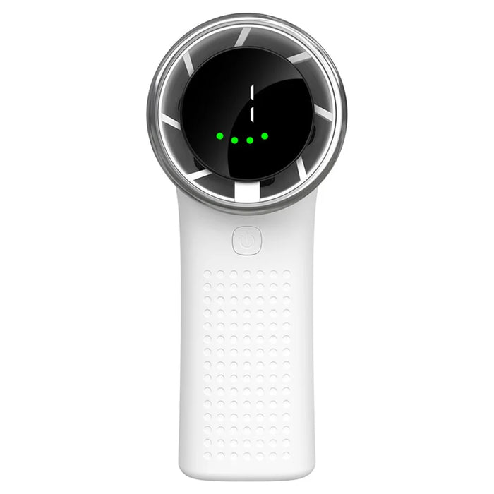 A8 5-Speed Handheld Turbo Fan USB Rechargeable Summer Portable Cooling Fan - White - 1