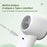 A8 5-Speed Handheld Turbo Fan USB Rechargeable Summer Portable Cooling Fan - White - 7