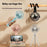 Portable Mini Octopus Fan Baby Stroller USB Rechargeable Flexible Tripod Stand Folding Fan - Black - 4
