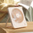 W70 Ultra Thin Desktop Mini Fan USB Charging 3 Speeds Cooling Fan with Foldable Stand - Pink - 6
