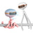 Stroller Portable Clip-on Fan USB Rechargeable Handheld Fan with Octopus Tripod - Candy Color - 4