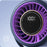 T30 Portable Desktop Fan with Base 6 Speeds Adjustable Summer Cooling Fan with Digital Display - Blue - 4