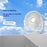 6 Inch Portable Table Fan USB Rechargeable Quiet Three Blades Desk Fan with Night Light - White - 2