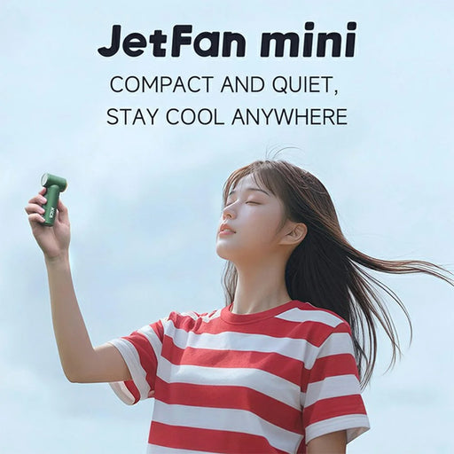KICA Jet Fan Mini Handheld Turbine High-Speed Fan Dust Removal Blower Rechargeable Multifunctional Fan - Green - 2