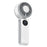 Digital Display Handheld Fan Folding Portable Cooling Fan 5 Speed Levels 4000mAh Battery - White - 1