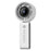 Handheld Digital Display Outdoor Fan 100 Speed Settings Foldable Desk  /  Neck Fan Portable Quiet Cooling Fan - White - 1