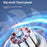 Handheld Digital Display Outdoor Fan 100 Speed Settings Foldable Desk  /  Neck Fan Portable Quiet Cooling Fan - White - 3