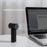 Handheld USB Rechargeable Turbo Fan 5 Speed Adjustable Portable Bladeless Cooling Fan - Black - 7