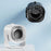 F87 100 Speeds Digital Display Desktop Fan with Stand USB Rechargeable High Speed Turbo Fan - White - 2