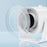 F87 100 Speeds Digital Display Desktop Fan with Stand USB Rechargeable High Speed Turbo Fan - White - 3