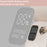 C06 Portable USB Rechargeable Mini Fan High Speed 100 Levels Adjustment Digital Display Handheld Fan - White - 6