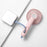 F20 Rotating Pocket Fan Portable Handheld USB Rechargeable 3 Speed Cooling Fan - Pink - 3