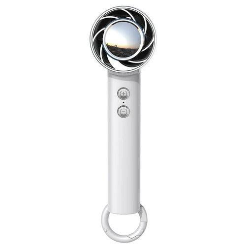 WT16 Handheld Fan Foldable Portable Low Noise Cooling Fan for Outdoor Travel Home Desktop Use - White - 1