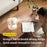 ZK04 Circulating Fan Portable Rechargeable 3 Speed Desktop Cooling Fan with Ambient Light - Beige - 6