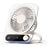 JF136 Desktop Fan Wide Angle Powerful Airflow Portable Hanging Desk Fan Cooler - Beige - 1