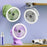 F006 Clip On Desk Fan with Night Light 3 Speeds Adjustable Portable Hanging Fan for Camping Office - White - 4