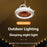 3 Speeds Adjustable Oscillating Head Desk Fan with Night Light Portable Hanging Fan - 6