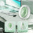 3 Speeds Adjustable Oscillating Head Desk Fan with Night Light Portable Hanging Fan - 7