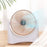 Portable Desktop Fan with U Shaped Base 3 Speeds Adjustable Quiet Cooling Fan for Home Office - White+Gold - 2