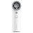 BL03 High Speed Turbo Handheld Fan Rechargeable 5 Gears Adjustable Mini Portable Desk Fan - White - 1