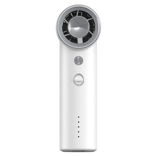 BL03 High Speed Turbo Handheld Fan Rechargeable 5 Gears Adjustable Mini Portable Desk Fan - White - 1